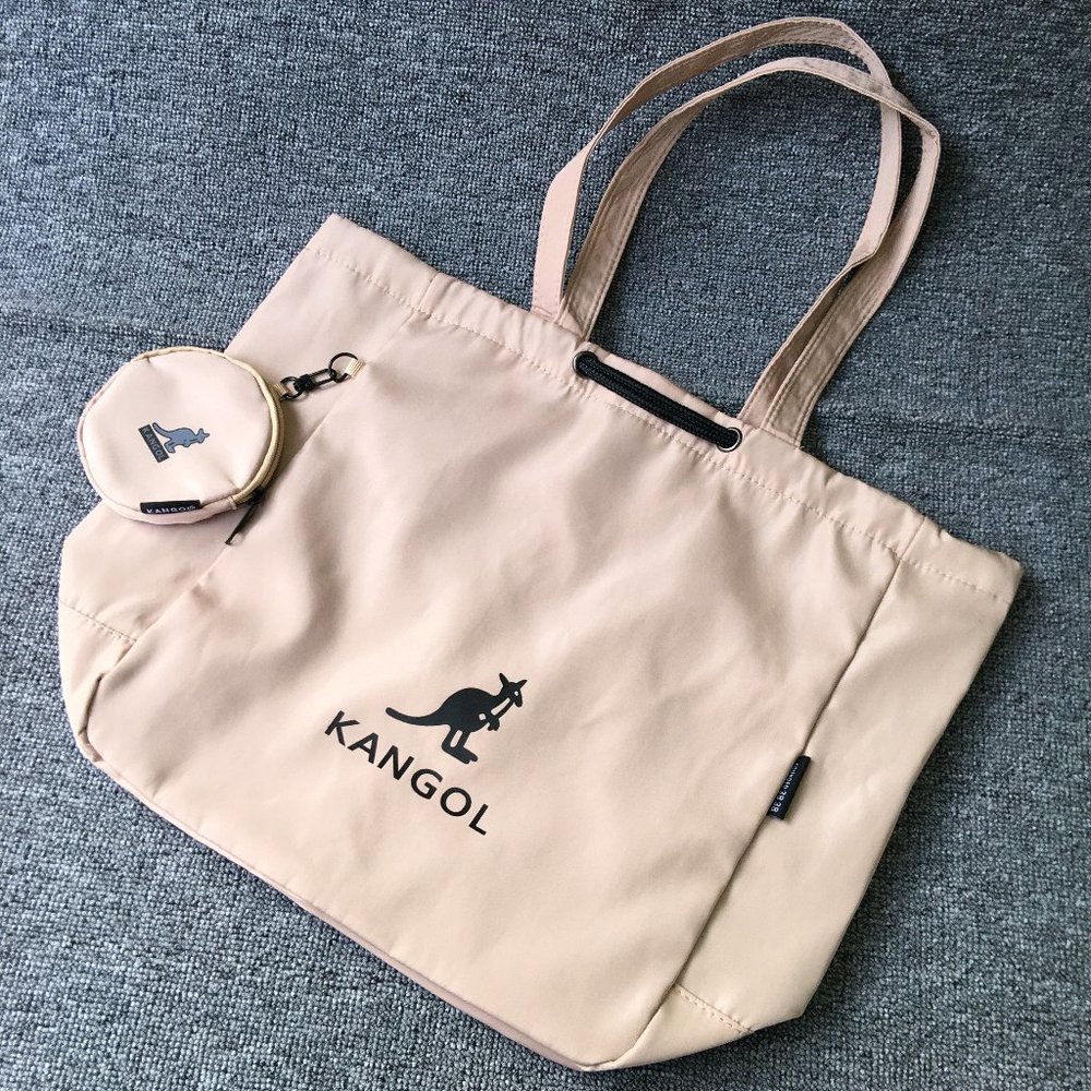 Kangol Beige Tote Bag